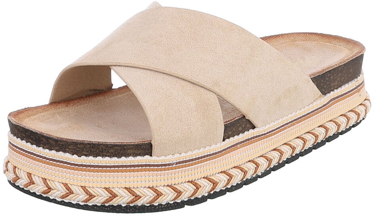 Slipper - Plateauzool - Dames Mt:37