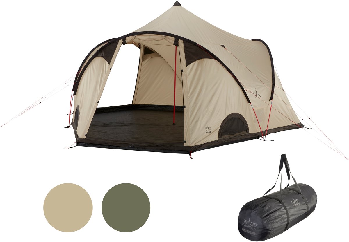 Grand Canyon BLACK KNOB 10 Pers. Mojave Desert tent beige/bruin