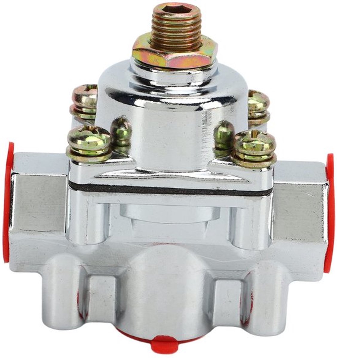 Brandstofdrukregelaar, 12 804 zinklegering brandstofdrukregelaar set 1 tot 4 psi 3/8 in haven NPT carburateur brandstofdrukregelaar voor Holley carburateurs,