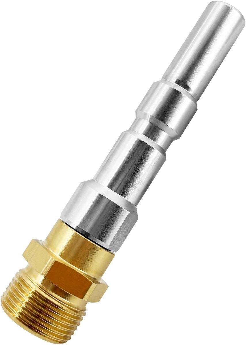 SnelShoppen - Adapter M22 x 1,5 AG - Snelkoppeling Hoge Drukspuit - Accessoires voor Hogedrukreinigers - Geschikt voor Kränzle, KEW, Nilfisk, Alto, Wa