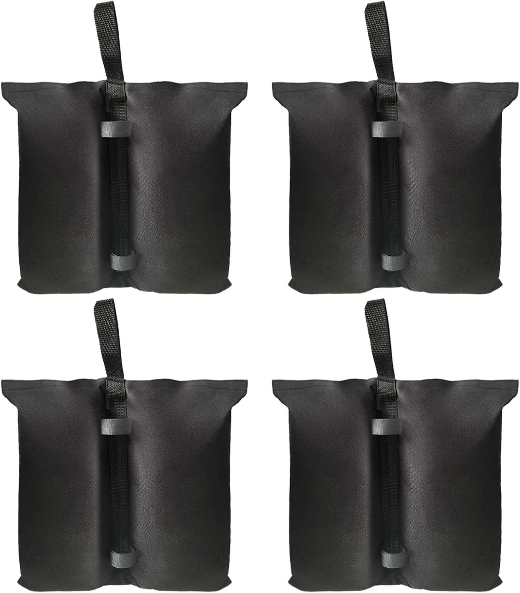 SnelShoppen - Pack van 4 Zandzakken, Zand Gewichten voor Gazebo, 800D Oxford, Duurzaam en Waterdicht, Stabiele Gewichten voor Tent, Parasol, Tuin en P