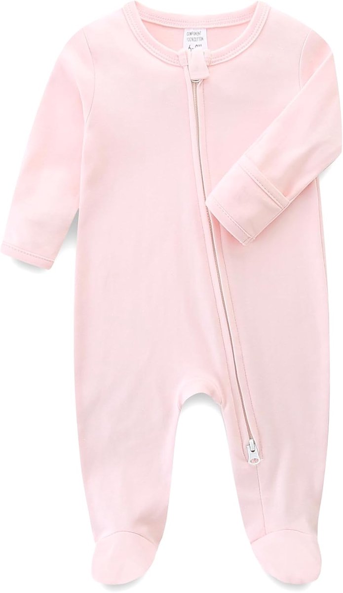 SnelShoppen - Jumpsuit voor Baby's en Peuters, Katoenen Slaapzak met Dubbele Ritssluiting, Lange Mouwen, Ideaal voor Jongens en Meisjes, Comfortabele