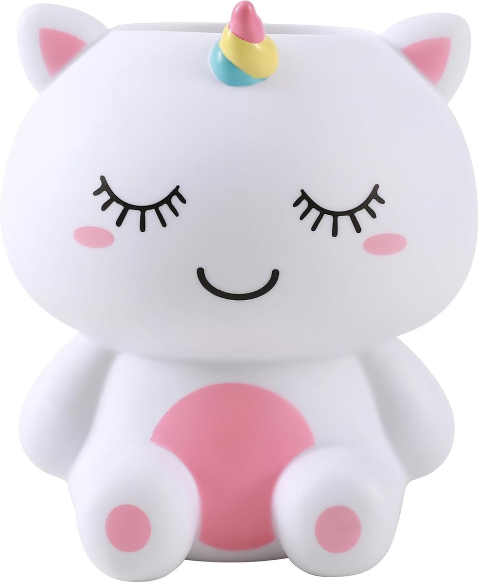 SnelShoppen - 3D Bureau Organizer Kawaii Stijl Pink Cat voor Pennen en Accessoires - Leuke Cadeau-Idee voor Kinderen en Studenten - Desk Organizer voo