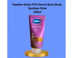 Vaseline Gluta-HYA Serum Burst Body Lotion – Spotless Glow – Verhelderende & Intensief Hydraterende Body Lotion – Helpt Donkere Vlekken te verminderen, Egaliseert de Huidtint & Geeft een Stralende, Zachte & Gezonde Huid