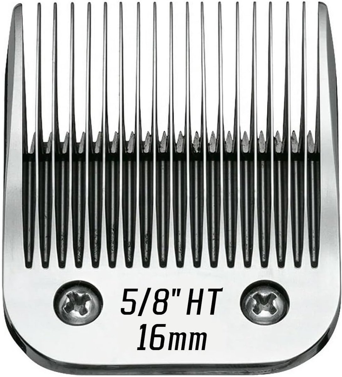 SnelShoppen - 5/8HT Reservemes voor Hondenverzorging - Compatibel met Tondeuses - Snijlengte 16 mm - Perfect voor Professionele en Thuisgebruik - Hond