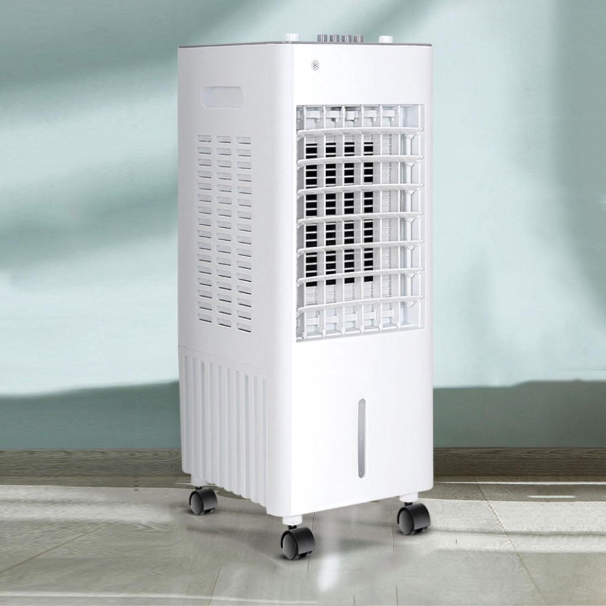 Mobiele Airco - Luchtkoeler Ventilator - Ruimte Koelen - 120 Graden Oscillatie - 23x26x62cm - Mechanisch