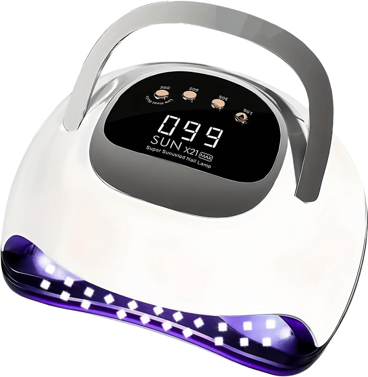 Thijox - Professionele UV-lamp voor Gelnagels 320W met 72 LED's, Autosensor en 4 Timers voor Prachtige Nageldesigns Thuis of Salongebruik