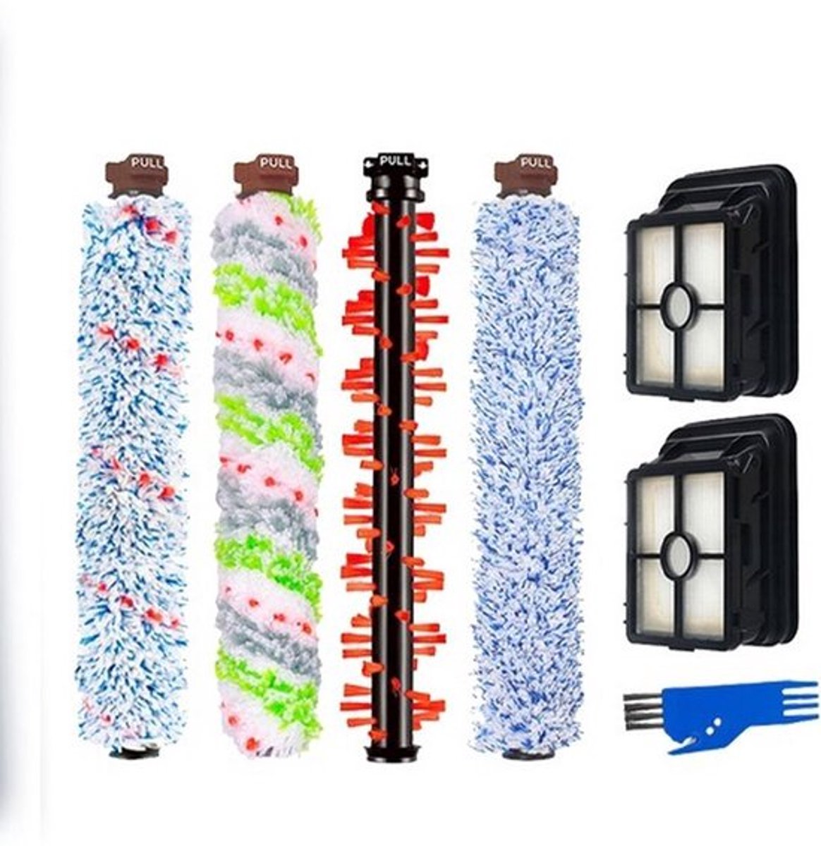 7 delig Onderdelen geschikt voor Bissell Crosswave en Cordless - NIET geschikt voor de Cordless Max en de X7