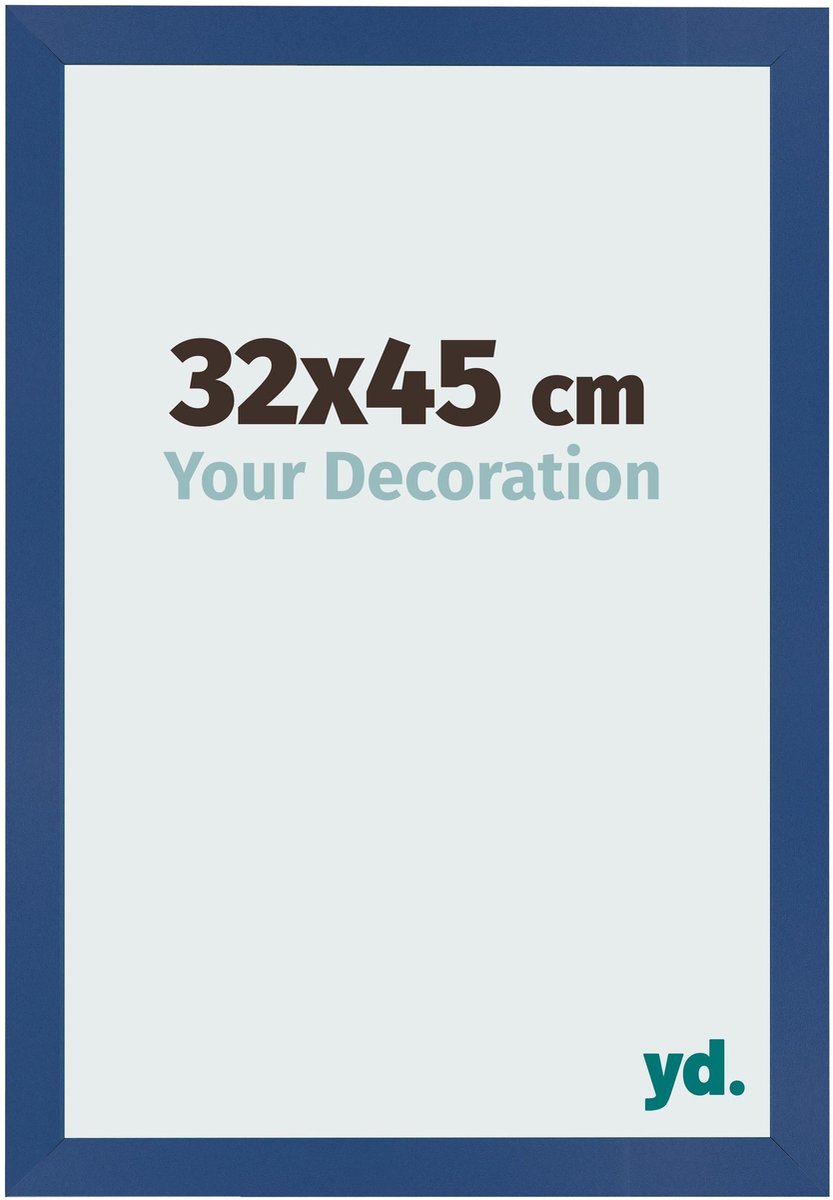 Your Decoration - Fotolijst 32x45 cm - MDF - Donkerblauw - Bologna