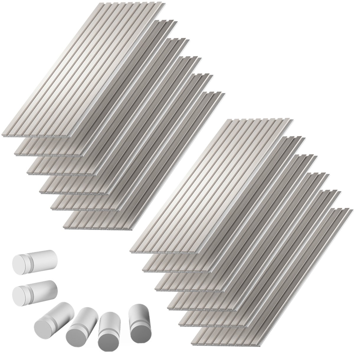 Vicco Akoestisch paneel Sonoa, Wit, Set van 12