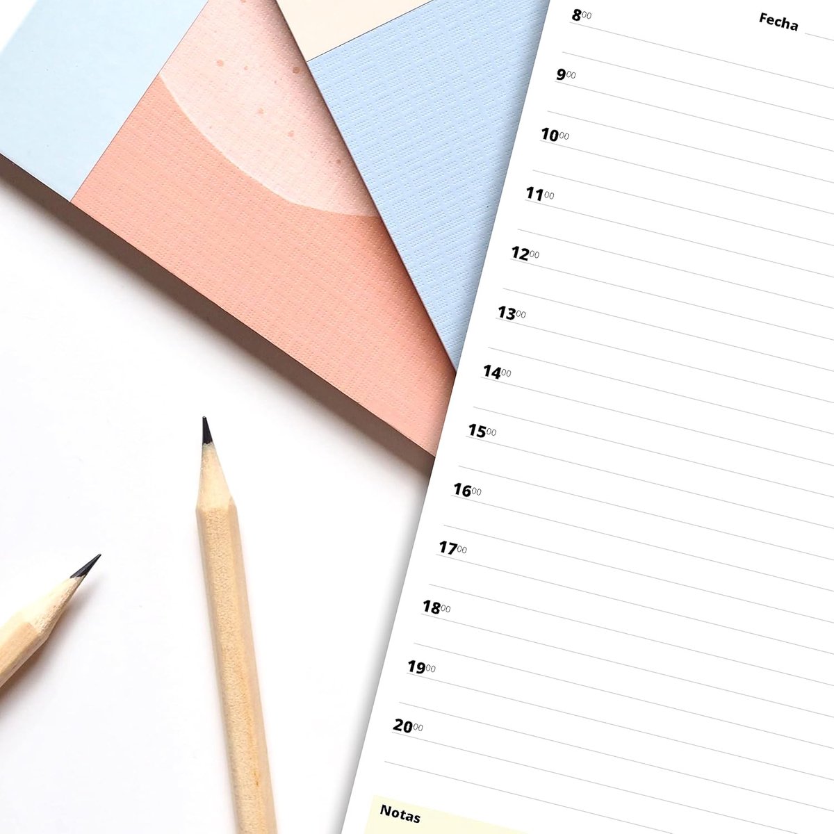 Thijox - Planificador Diario, Agenda A4 Dag per Pagina - Organisator voor School en Thuis, Perpetueel Kalender met 50 Hojas - Ideaal voor Effectieve P