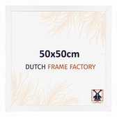 Fotolijst 50x50 cm - MDF - Wit Hoogglans - Benno