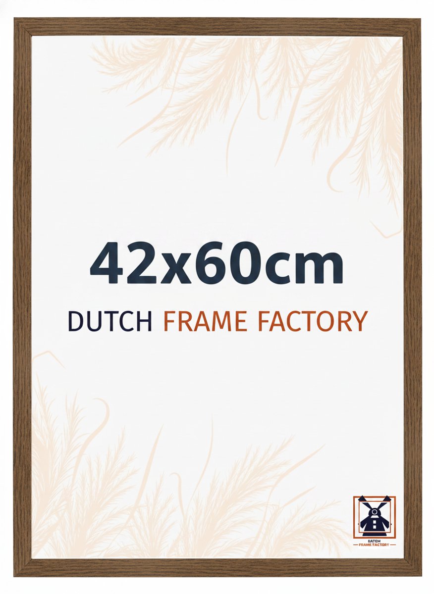Fotolijst 42x60 cm - MDF - Eiken Rustiek - Benno