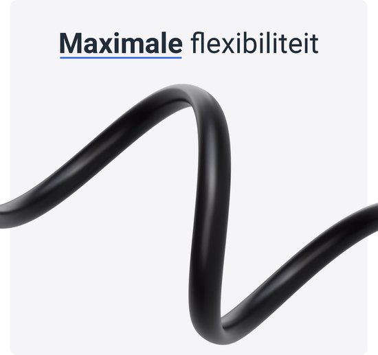 Qost - CAT6 internetkabel - CCA / UTP - 10 Gbps / 250 MHz - RJ45 Connectoren - Patchkabel / Netwerkkabel - 1 meter - Zwart