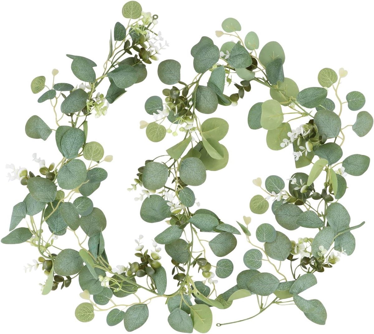 Kunst Ranken - Planten Slingers - Decoratie Creëren - Realistisch Uiterlijk - 2 x 180 cm - Groen