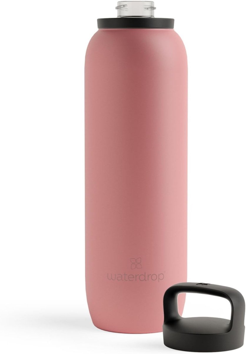 Thijox - Waterdrop® All Purpose Thermosfles 1L, Geïsoleerde Roestvrijstalen Drinkfles, 24 Uur Koud - 12 Uur Warm, Lekvrij, Onbreekbaar, Perfect voor C