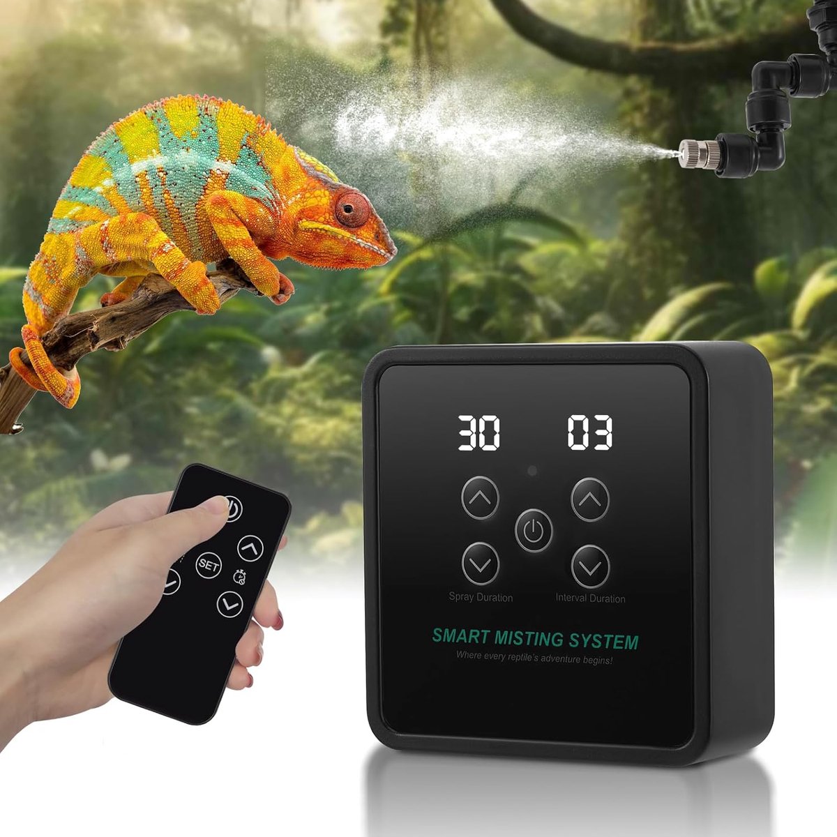 SnelShoppen - Intelligent Irrigatiesysteem voor Terrarium - Automatisch Watergeefsysteem met Instructies - Perfect voor Plantenliefhebbers en Tuiniere