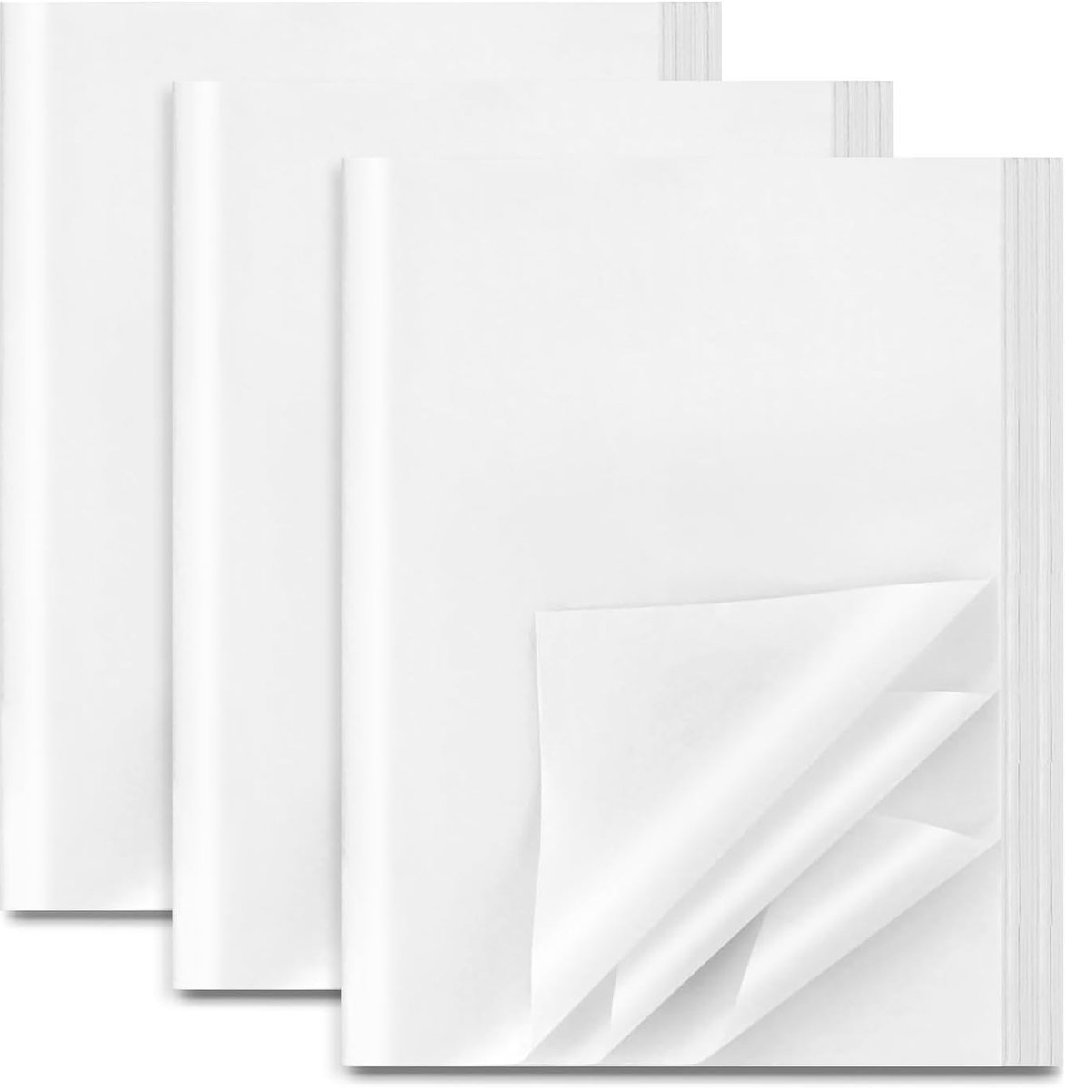 SnelShoppen - 108 Vellen Wit Zijdepapier 50 x 70 cm - Verpakkingspapier, Geschenkverpakking, Knutselen, Vulmateriaal, Bruiloft, Verjaardag, Bloemen