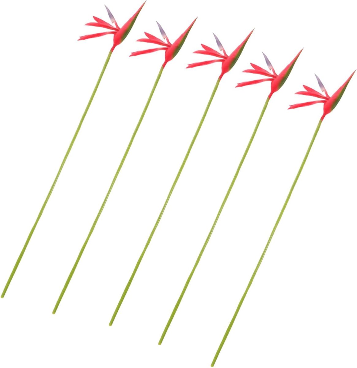 Kunst Strelitzia Bloem - Nep Paradijsvogel - Huis Versieren - Natuurlijke Uitstraling - 5 