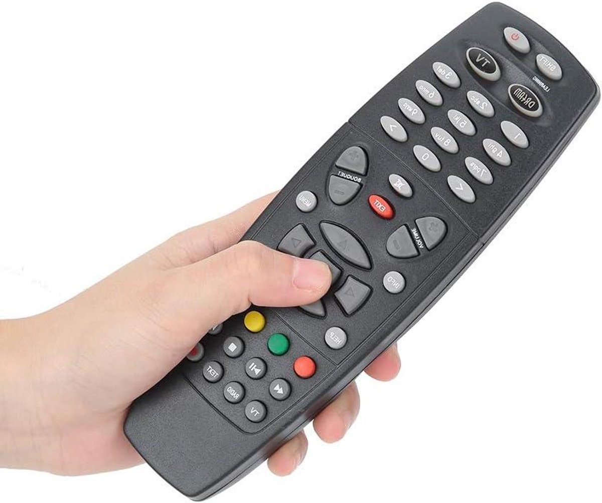 Vervangende Afstandsbediening - Universele Bediening - TV Bediening - Directe Werking - 8 Meter Bereik - Zwart