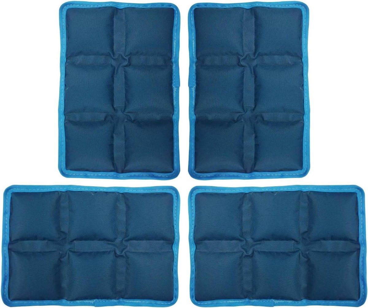 IJspakketten - Koelelementen Gel - Voedsel Koelen - Lekvrije Gel - 15 x 10 cm - Blauw