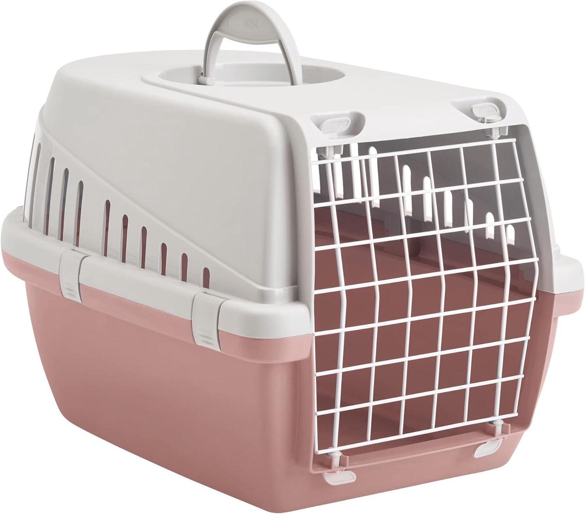 Huisdier Transportbox - Reiskoffer Kat - Veilig Reizen - IATA Goedgekeurd - 49 x 33 cm - Roze