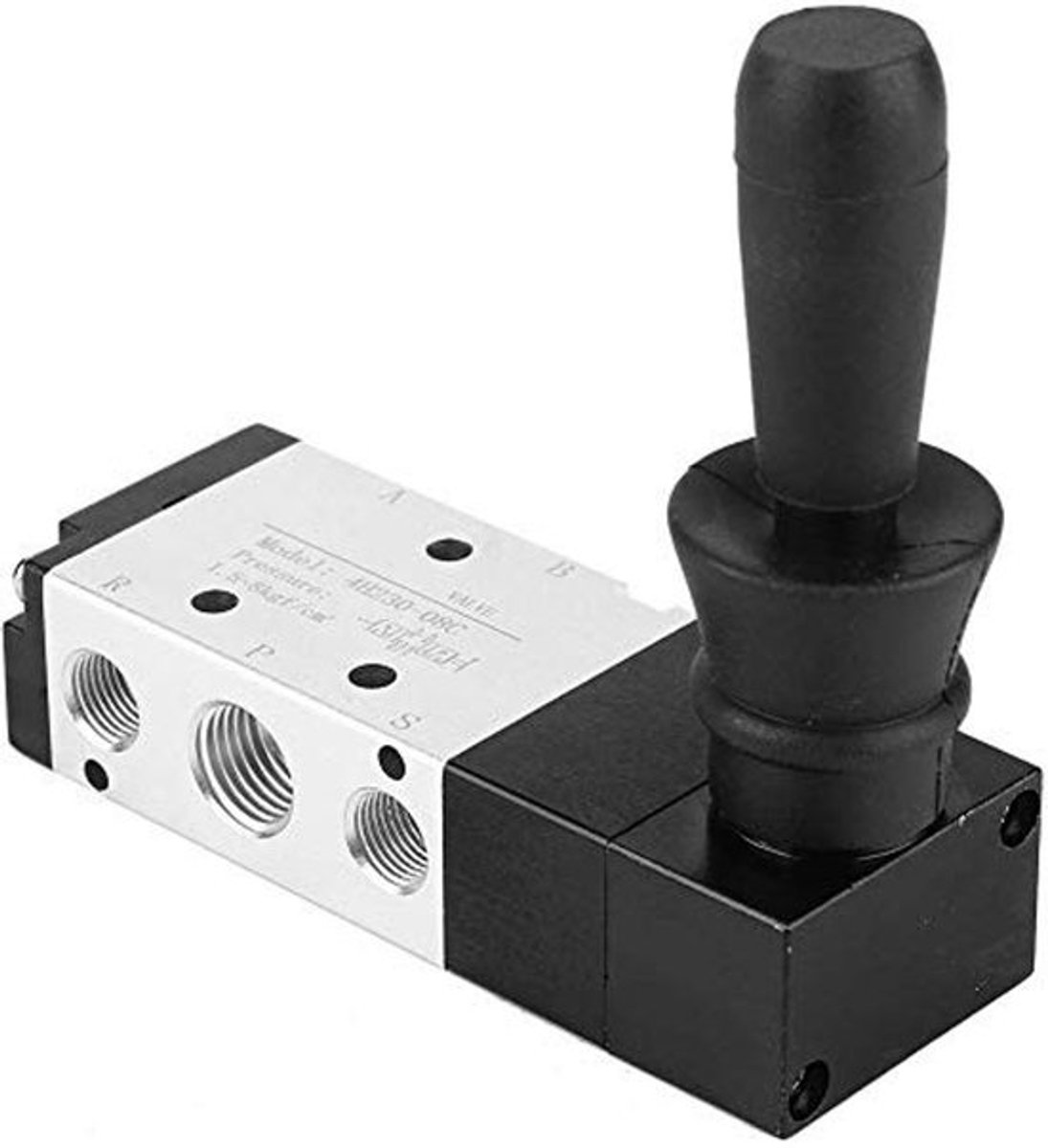 Pneumatische Klep G1/4" Inlaat - Aluminium Handbediening - Drie/ Vijf Weg Ventiel - Hoge Sterkte Verbinding - Corrosiebestendig Materiaal - Regelklep