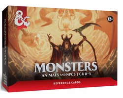 Dungeons & Dragons Reference Cards - Monsters (Animals and NPCs)