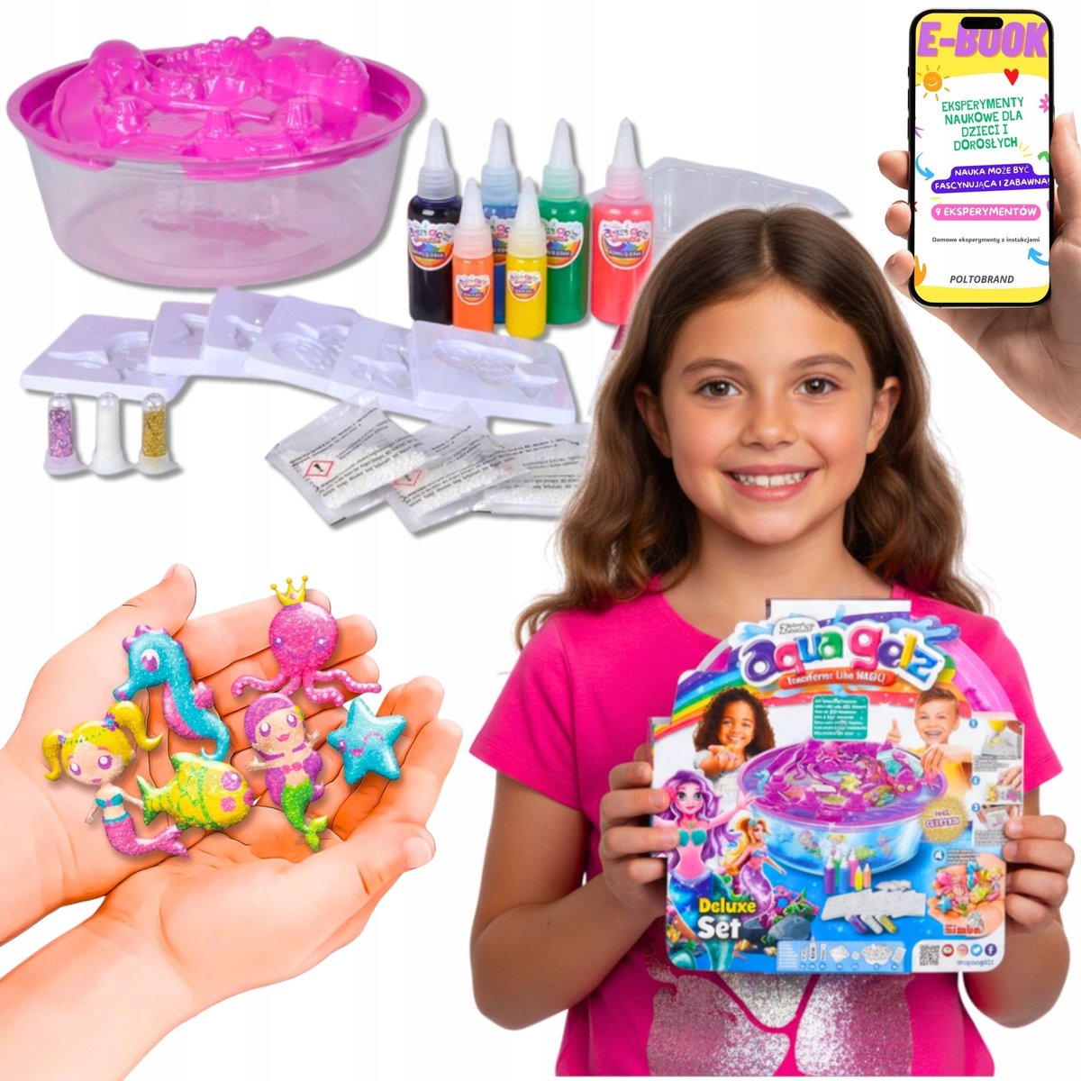 Creatieve Set Magische Zeemeerminnen - 3D Gel Figuren Maken