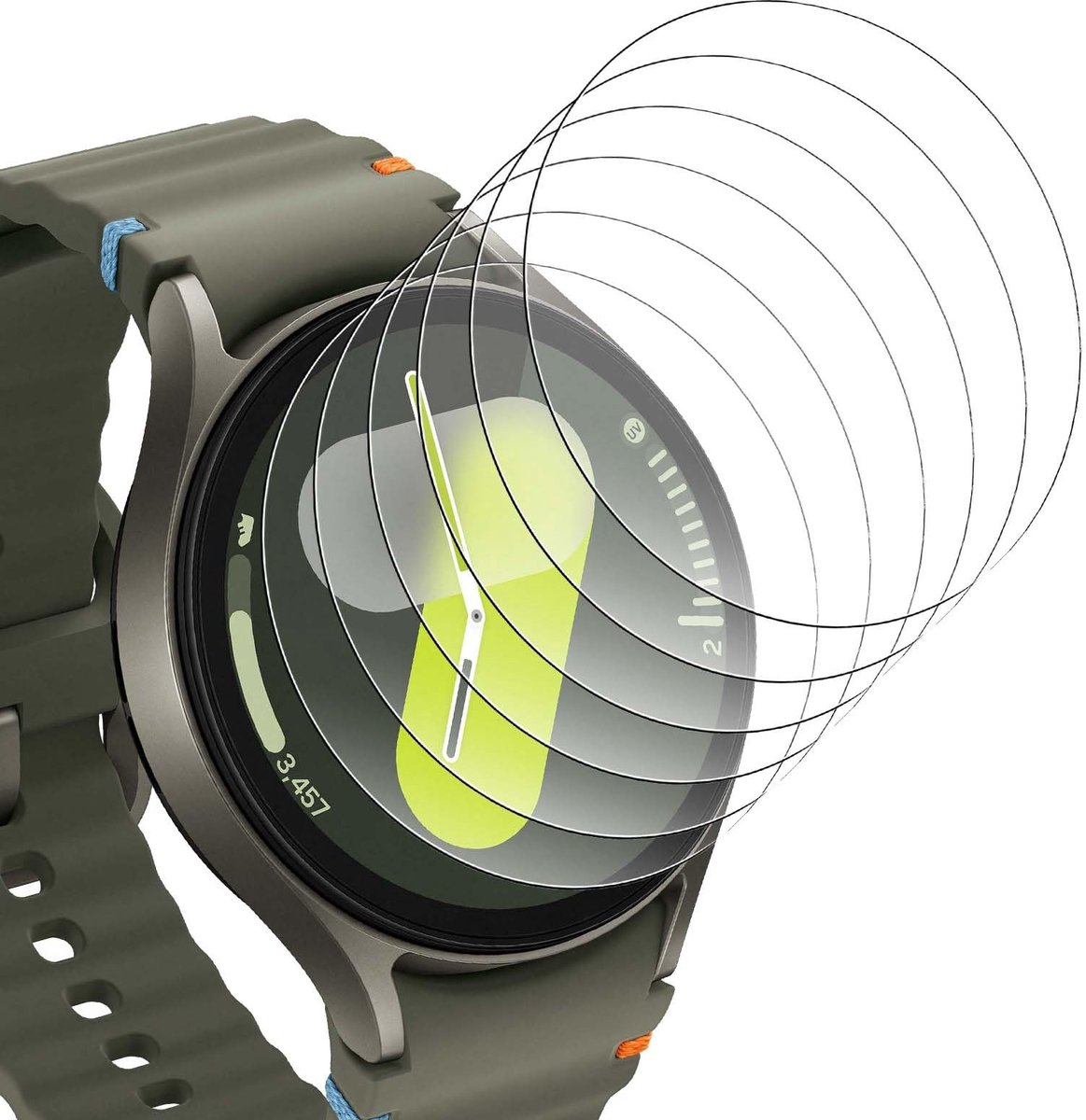 Omgoods - Tempered Glass Screen Protector voor Smartwatch