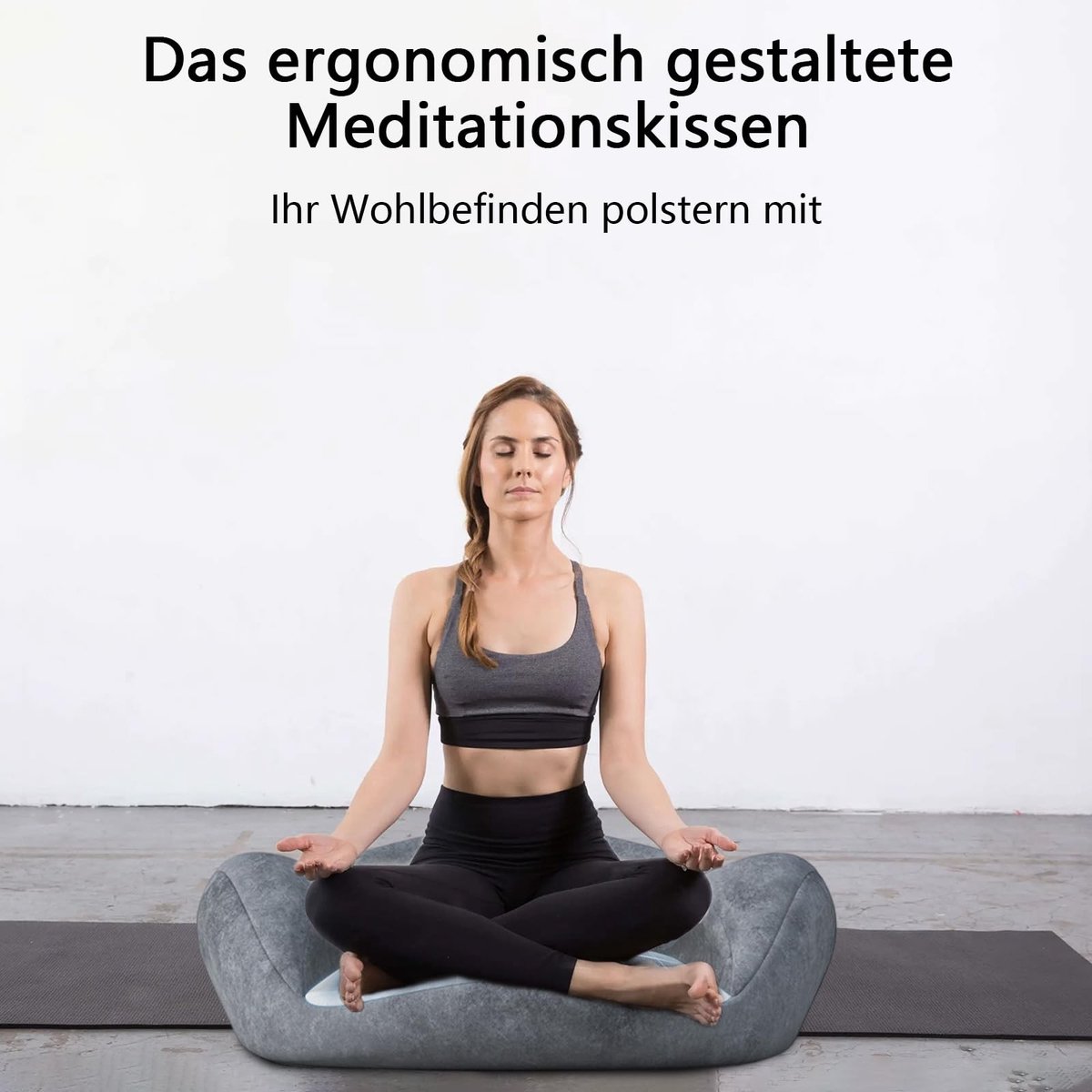 Omgoods - Ergonomisch Geheugenfoam Meditatiekussen voor Yoga en Meditatie