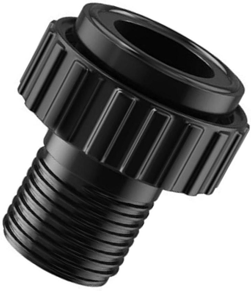 Zwembad Pomp Connector – Leiding Verloopstuk – Zwembad Onderhoud – Lekvrije Afdichting – 1-1/2-Inch MIP – Zwart