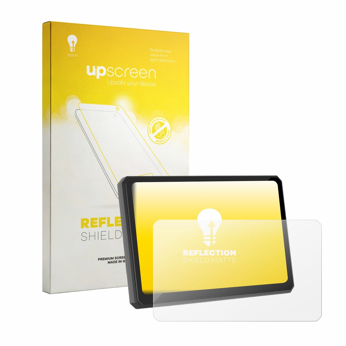 upscreen - Screenprotector voor Carpuride W702BS Pro 7" - Folie Beschermfolie anti glare matte