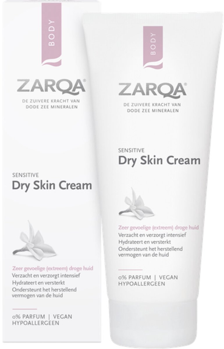 Zarqa Sensitive Dry Skin Cream - 2 x 200 ml - Voordeelverpakking