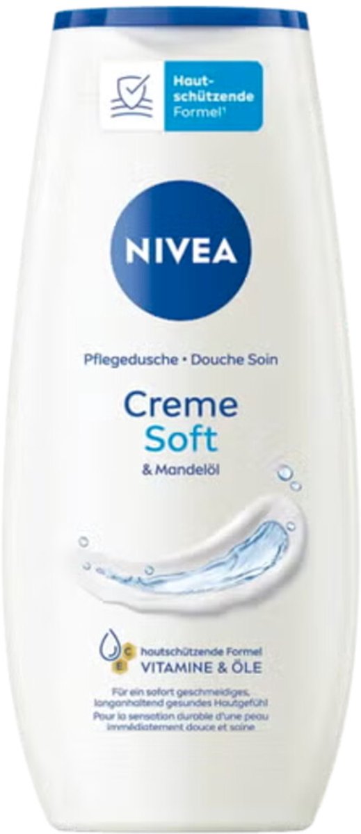 NIVEA Douchecrème Soft - 3 x 250 ml - Voordeelverpakking