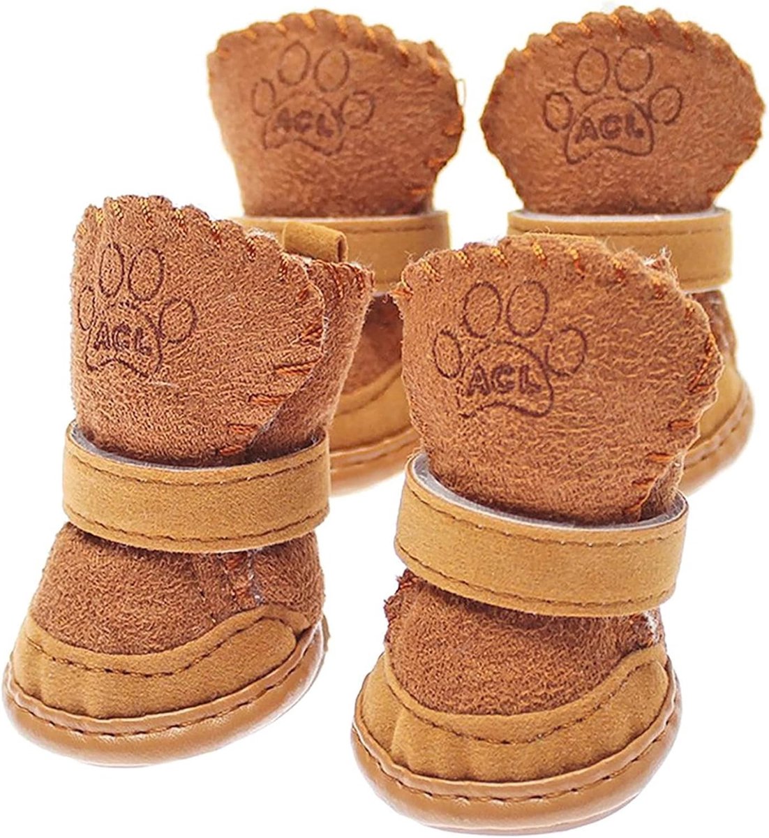 Hondenlaarzen voor Kleine Honden, Bescherming voor Pootjes, Warme en Antislip Snowboots voor Huisdieren