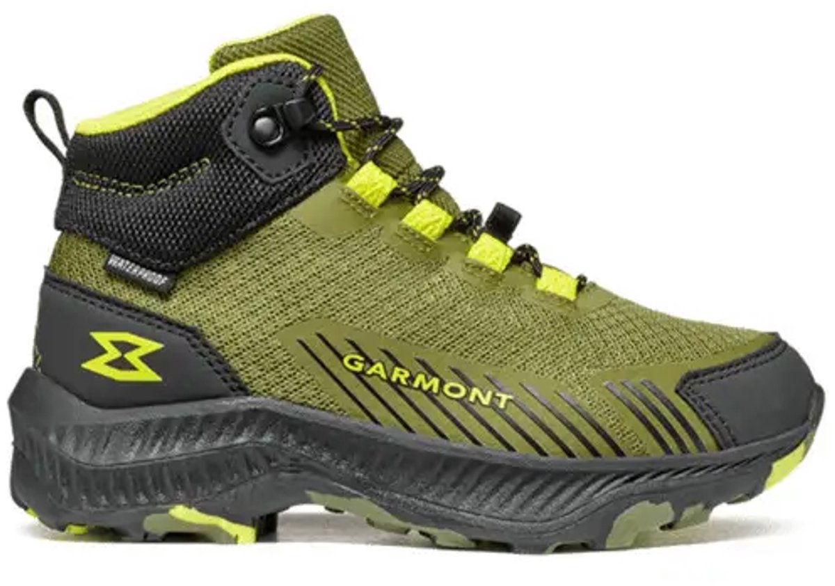 Wandelschoenen kind Garmont Pulse WP Mid Meivlieggroen/primerosegroen