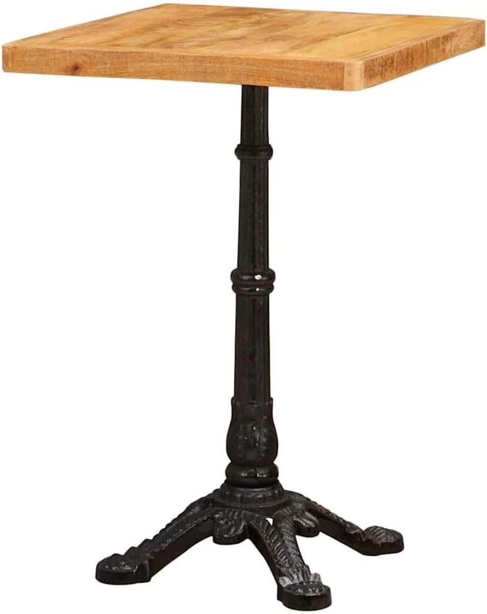 Bistrotafel Massief Hout - Bartafel Keuken - Gezellig Eten - Rustiek Industrieel Design - 50 x 50 x 76 cm