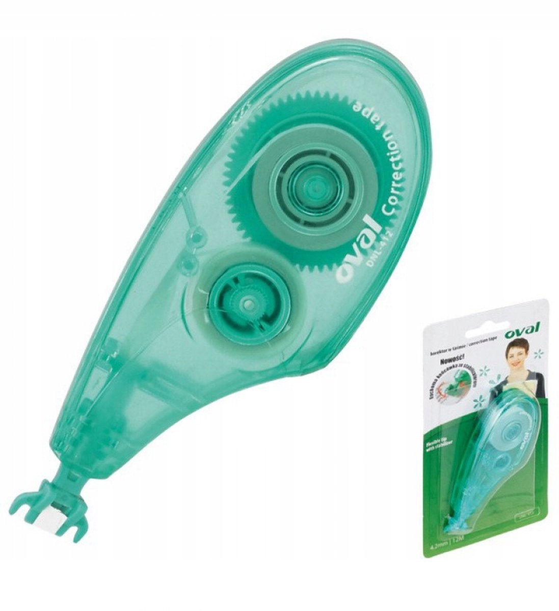 Merkloze Tape Corrector 4,2mm x 12m - Ideaal voor School en Kantoor
