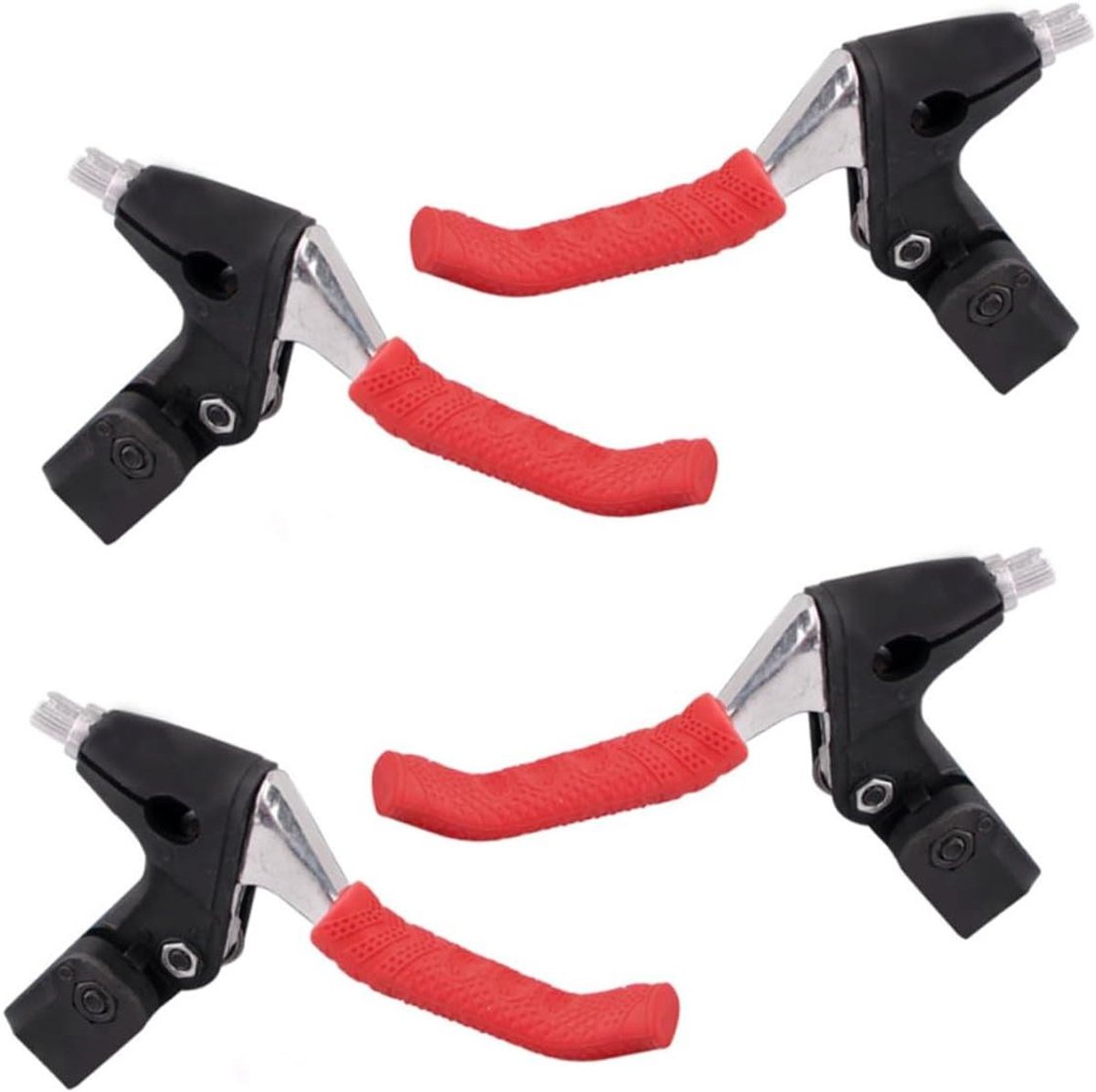 Remhendelhoes Fiets - Fietshandvat Beschermer - Comfortabel Fietsen - Antislip Schokabsorberend - 7.7 x 1.1 cm - Rood