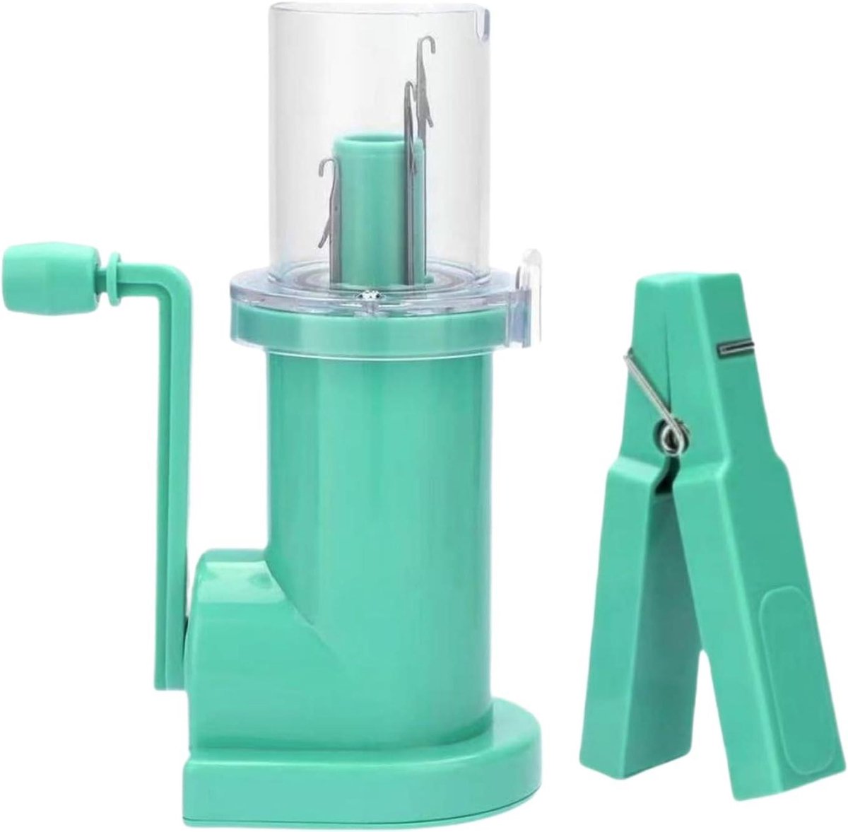 Breimachine - Haakmachine - Knutselprojecten Maken - Verbeterde Garencapaciteit - 13.8 x 9.3 x 5.8 cm - Meer Groen