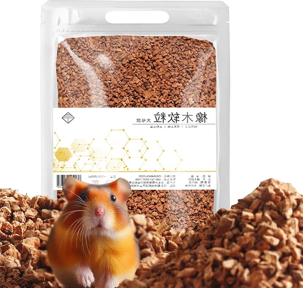 Hamsterbodems - Bodembedekking Kleine Dieren - Veilige Leefomgeving - Natuurlijke Textuur - 25x20x10 cm - Niet gespecificeerd
