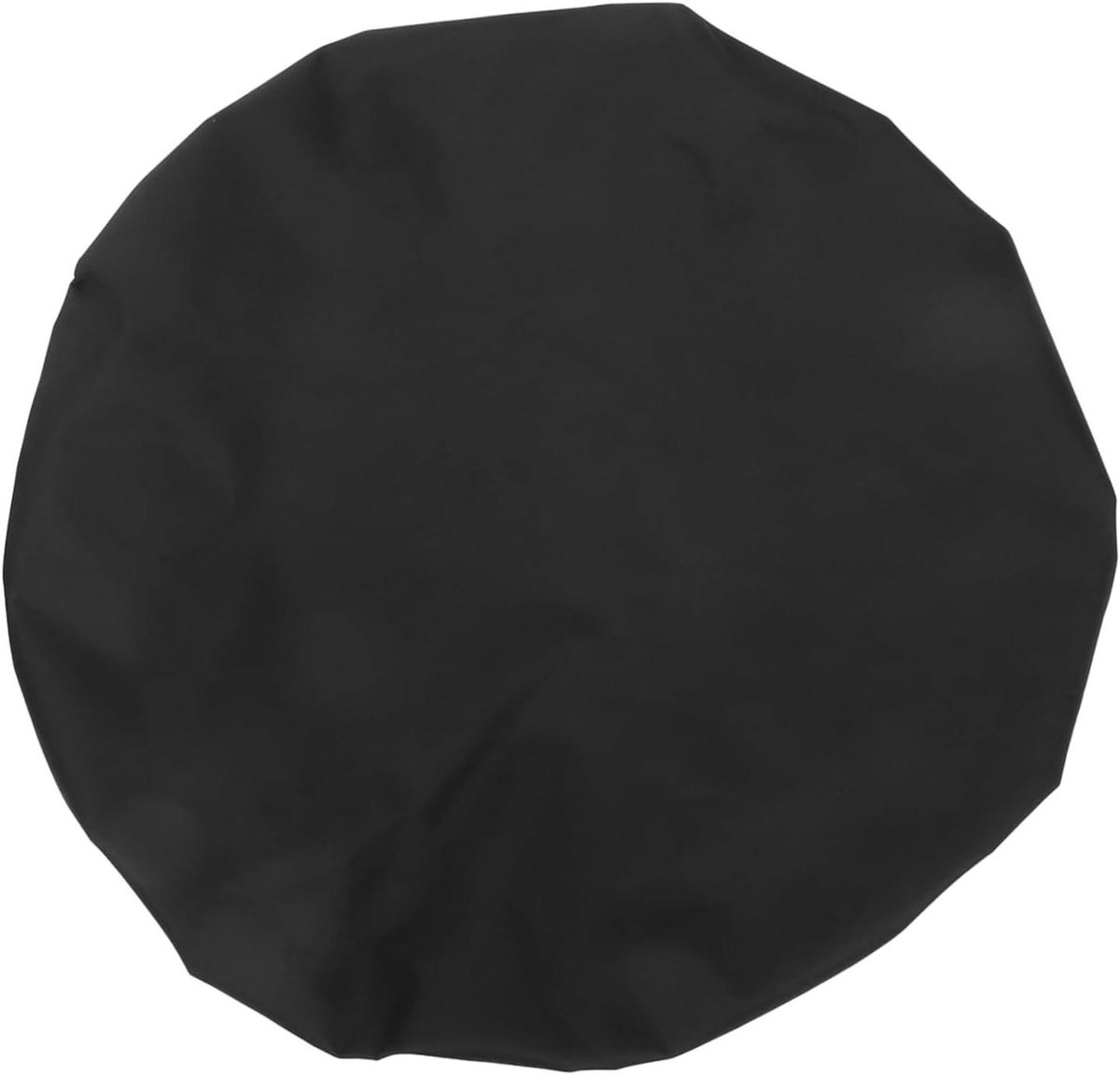 Vuurkorfhoes Rond - Terrashaard Cover - Buitenbescherming - Waterdicht Vuurvast - 81x81x10 cm - Zwart
