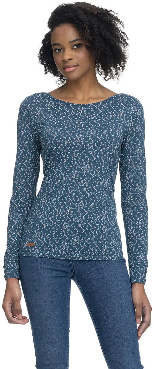 Dames-T-shirt met lange mouwen Ragwear Wenda Donkergroen