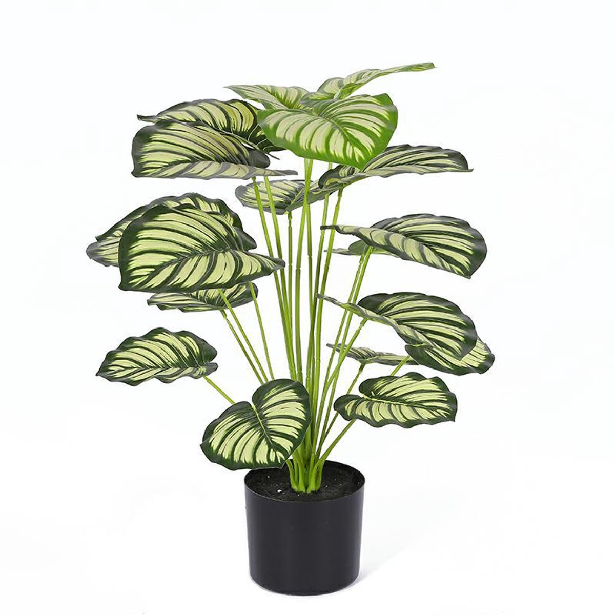 REDOM Kunstplant 2 Stuks – Kunstplantje 70 × 60 cm – Volle Natuurlijke Uitstraling – Onderhoudsvrij – Woonkamer & Kantoor – Kunstplanten Decoratie – Kunststof