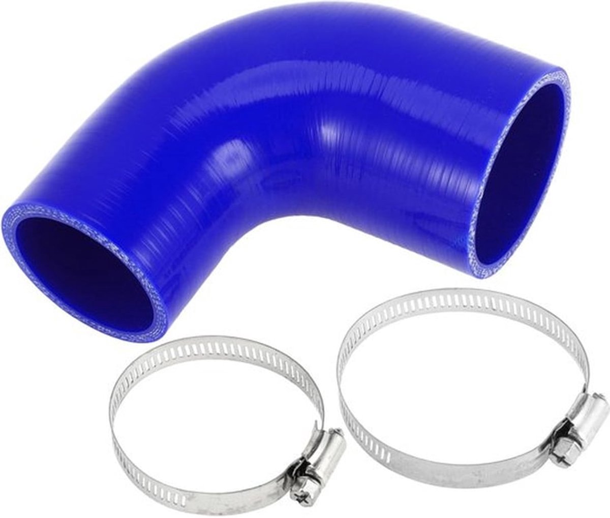 Silicone Slang - Koelvloeistof Slang - Hoge Temperatuur Weerstand - Blauw - Universeel - Duurzame Slang - Geschikt voor Auto's - 90mm ID