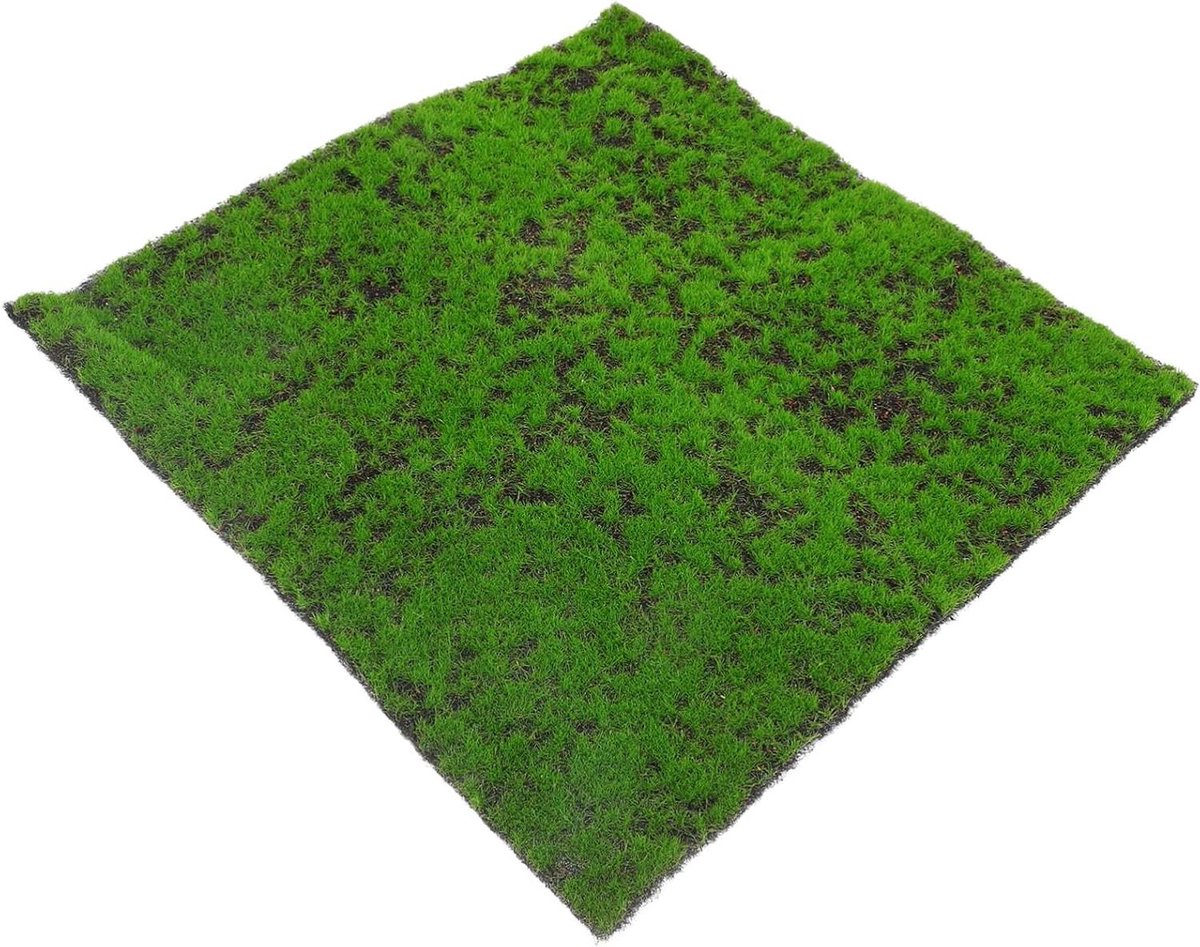 Kunstgras Mat - Decoratief Gras - Tuin Decoratie - Levensechte Simulatie - 30 x 30 cm - Groen