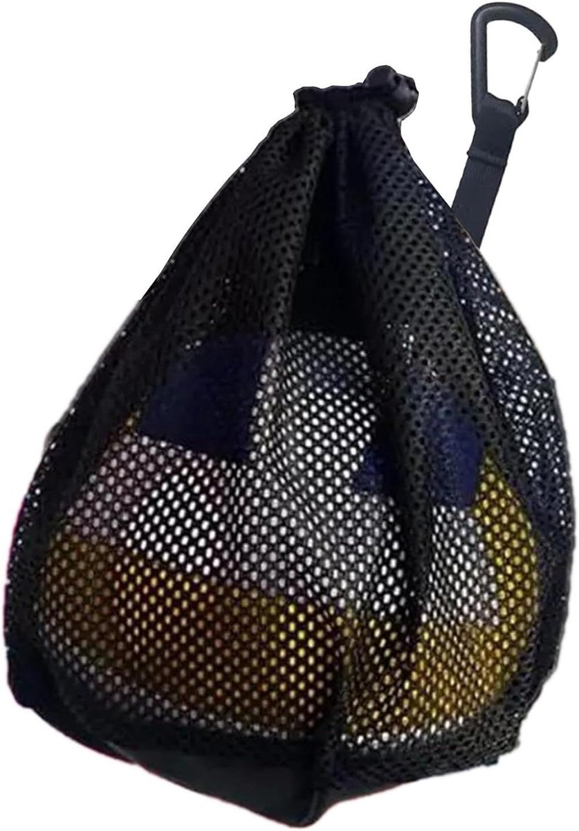 Enkele bal tas - Sport tas - Bal vervoer - Ademend mesh ontwerp - 15 x 10 x 3 cm