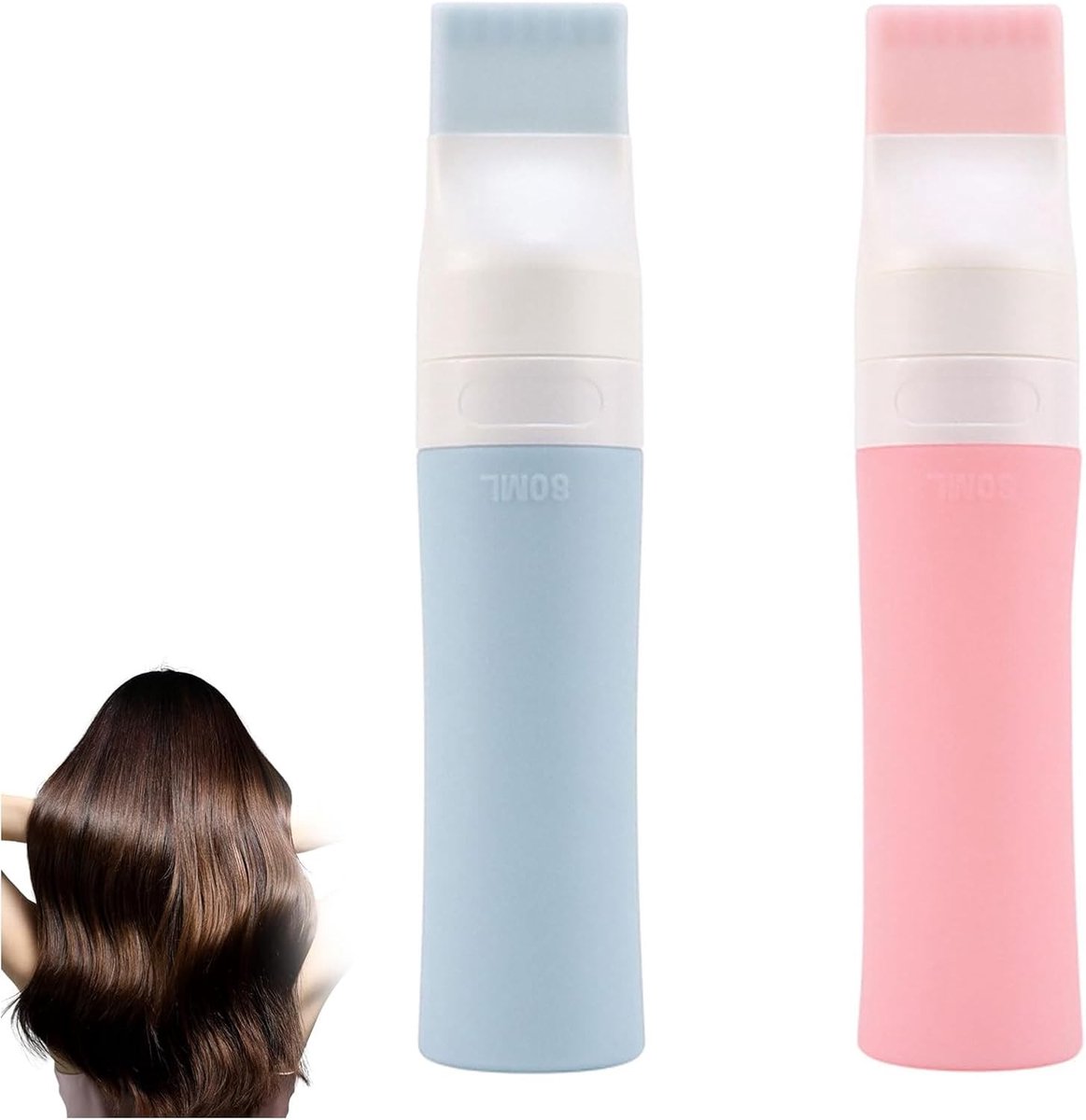 Set van 2 Haarolie Applicators met Kam voor Kleur en Behandeling van de Scalp, Ideaal voor Haarverzorging en Kleurbehandeling