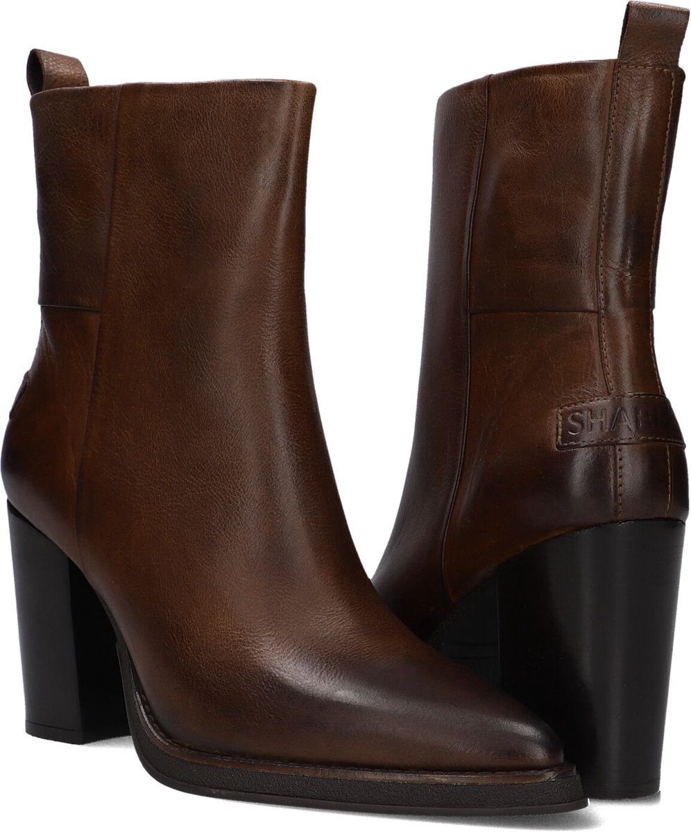 Shabbies Amsterdam - GRUNCH AMI Ankle Boot Leather Brown - Maat 39
